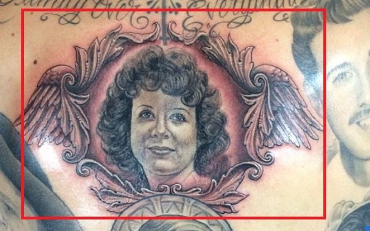 Gloria son, Travis had a tattoo of her on his back.